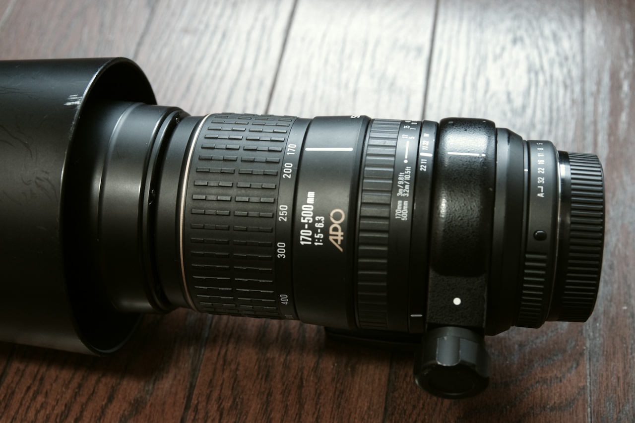 SIGMA 170-500mm f5-6.3 AF Kマウント-