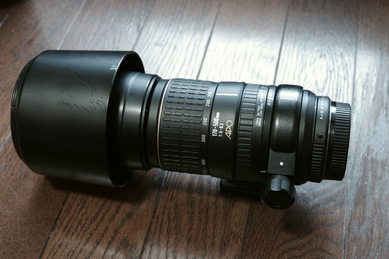 スマホ/家電/カメラシグマ SIGMA APO 170-500mm F5-6.3 D ニコン